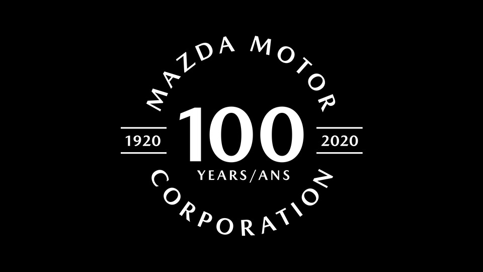 Logo Mazda Motor Corporation 100e anniversaire